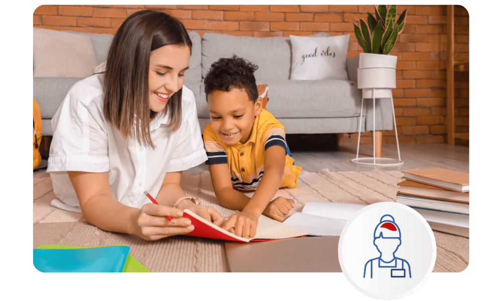 Niñera o ayudante de hogar a domicilio